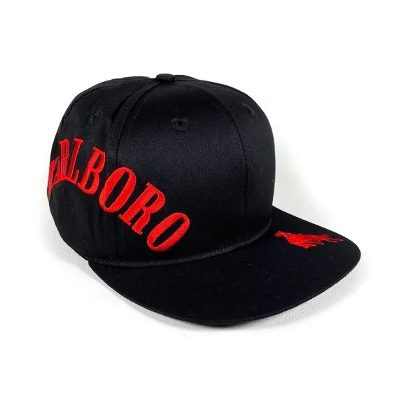 Vintage 90's Marlboro Man Spellout Country Store Cigarette Hat - Picture 1 of 4